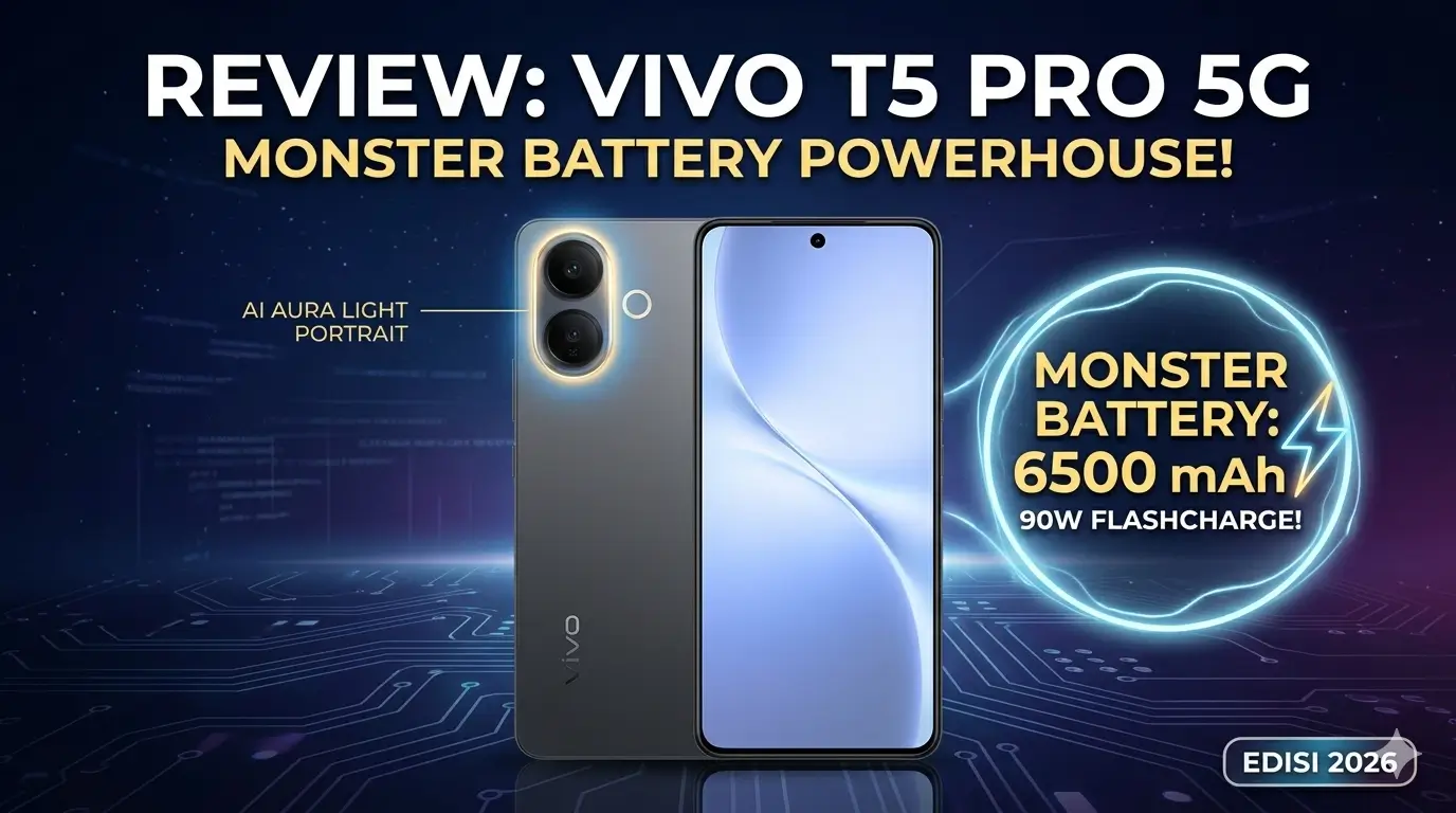 Review Vivo T5 Pro 5G: Kelebihan, Kekurangan, dan Spesifikasi Monster Baterai 2026